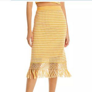 Derek Lam Emerie Fringe Skirt - NWT